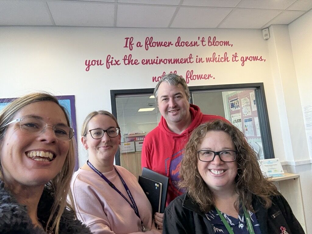 Julie Priestley, Donna Garrard, Alister Willaims at Springwell Academy