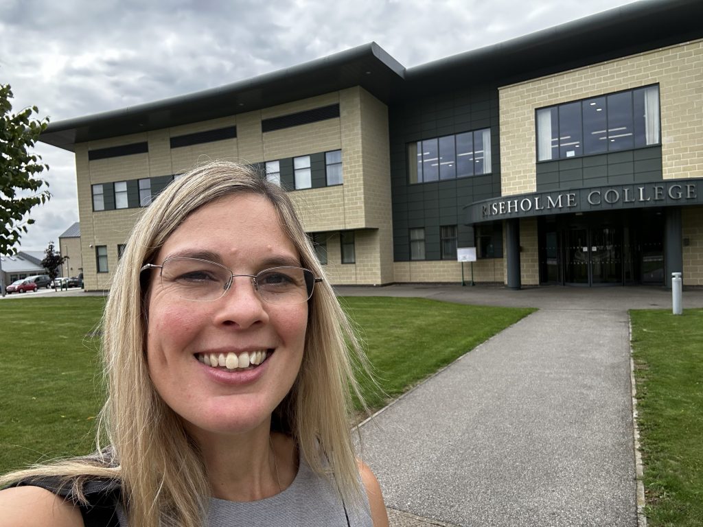 DBS Digital MD, Julie Priestley outsite Riseholme College, Scampton near Lincoln